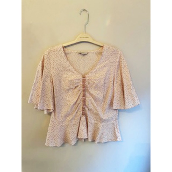 Anthropologie Peplum Blouse - Picture 3 of 4